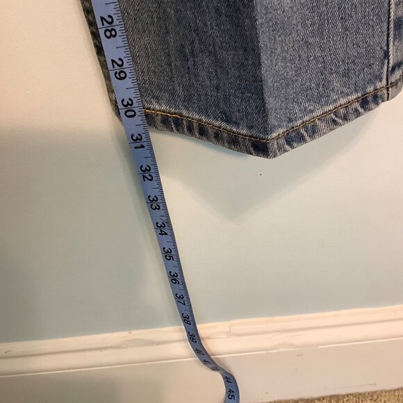 Levi’s 505 Men’s Straight Fit Blue Jeans 40x29 Classic Denim, GUC, Vintage Wash - Picture 2 of 12